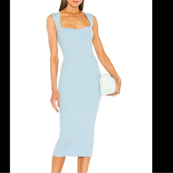 One Grey Day Dresses & Skirts - One Grey Day x Revolve Ribbed Knit Samantha Midi Dress Women’s Sz S